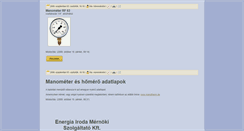 Desktop Screenshot of manometer.energiairoda.hu