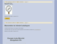 Tablet Screenshot of manometer.energiairoda.hu